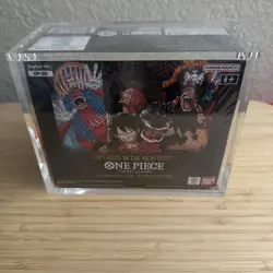 One Piece English OP-09 Emperors in the New World Booster Box Sealed W/ Acrylic - Image 1