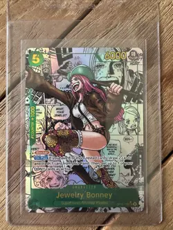 One Piece OP12-118 Jewelry Bonney Manga Alt Art - Image 1