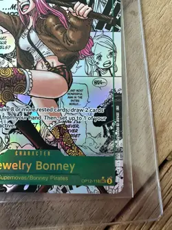 One Piece OP12-118 Jewelry Bonney Manga Alt Art - Image 3