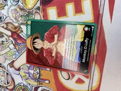 ONE PIECE Romance Dawn Monkey D Luffy Leader Pre Errata ! English OP01 - 003 - Image 2