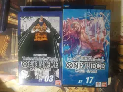 One Piece Starter Deck : ST-03 & ST-17 Crocodile & Donquixote Doflamingo Sealed - Image 1