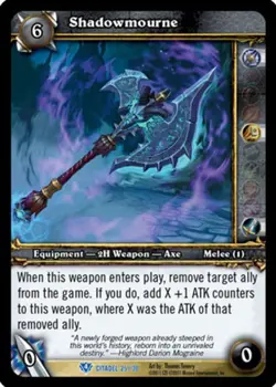 Moderate Play WoW TCG Shadowmourne Assault on Icecrown Citadel World of Warcraft - Image 1