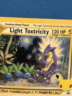 Pokemon TCG Light Toxtricity SWSH137 Sword & Shield Promo Holo Card LP Condition - Image 3