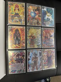 Dragon Ball Super Cards Lot Of 229 w/ Binder - Image 1