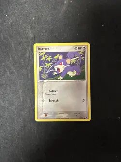Pokemon EX Fire Red & Leaf Green 77/112 Rattata Card - Image 1