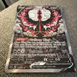 Galarian Moltres V 177/198 Chilling Reign Alternate Full Art Pokemon Card New - Image 2