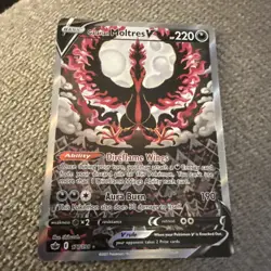 Galarian Moltres V 177/198 Chilling Reign Alternate Full Art Pokemon Card New - Image 4