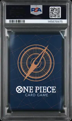 2023 ONE PIECE PREM BANDAI PREM CARD COLL 25TH ED #001 MONKEY D. LUFFY PSA 10 - Image 2