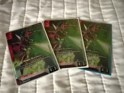 Gundam Card Game ST04-006 Aegis Gundam LR Lightly Played - Image 1