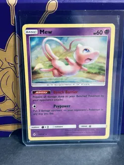 Mew 76/214 Sm-Unbroken Bonds Holo Rare Pokemon Card NM - Image 1