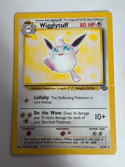 Wigglytuff - 32/64 - Pokemon Jungle Unlimited Rare Card WOTC - Image 1