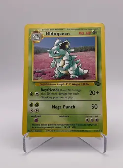 Pokemon TCG Nidoqueen 23/64 Rare Jungle Set Vintage WOTC Card NM - Image 1