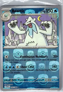 Beartic (Master Ball Pattern) 026/086 SV: Black Bolt - Pokemon Card - NM - Image 1