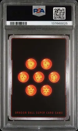 2025 DRAGON BALL SUPER CARD GAME FUSION WORLD NEW ADVENTURE VEGETA PSA 10 - Image 2