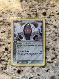 Pokemon TCG Registeel EX Holon Phantoms Reverse Holo Card 29/110 - Image 1