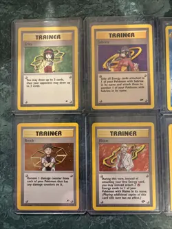 Pokemon TCG Vintage Gym Lot of 13 Cards LP-DMG Condition No Dupes - Image 1