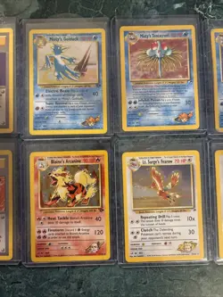 Pokemon TCG Vintage Gym Lot of 13 Cards LP-DMG Condition No Dupes - Image 2