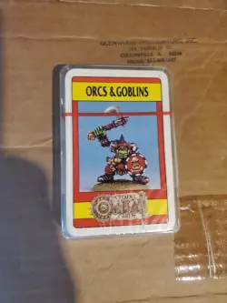 1994 Citadel Combat Cards Warhammer *ORCS & GOBLINS* Code #0564 Factory Sealed - Image 1