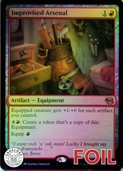 Improvised Arsenal - Foil - Teenage Mutant Ninja Turtles - 92 NM - Image 1