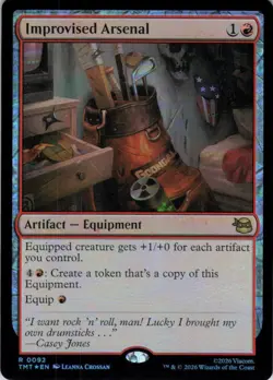 Improvised Arsenal - Foil - Teenage Mutant Ninja Turtles - 92 NM - Image 2