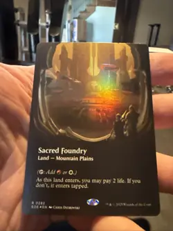 Sacred Foundry (Borderless) Edge of Eternities Foil 282 NM - Image 1