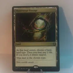 Magic the Gathering MTG Multiversal Passage Near Mint - Image 1