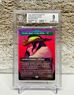 2023 MTG Commander Masters - #1064 Selvala Heart of the Wilds Texture Foil BGS 9 - Image 1