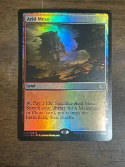 Arid Mesa Modern Horizons 2 Foil Fetch Land Lightly Played - Image 1