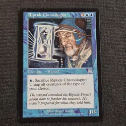 Magic: The Gathering Onslaught Riptide Chronologist Uncommon 107 Lightly Played - Image 1