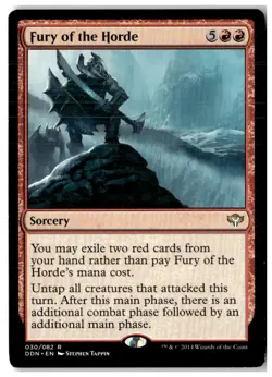 MTG Fury of the Horde - Duel Decks: Speed vs. Cunning Moderately Played English - Image 1