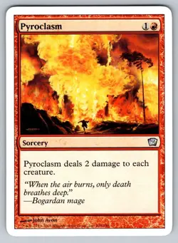 MTG Magic the Gathering 9th Edition Uncommon NM Pyroclasm 208/350 - Image 1