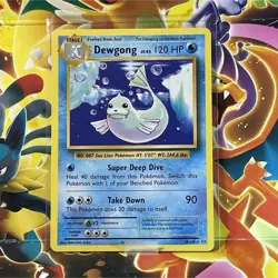 Pokemon Dewgong Rare Evolutions 29/108 TCG Card - Image 1