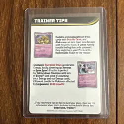 Mega Evolution Trainer Tip Card - Venusaur - Image 2