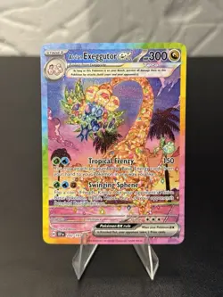 2024 Pokemon SV Surging Sparks SSP EN Alolan Exeggutor Ex #242/191 - Image 1