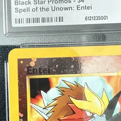 Pokemon TCG Entei Wizards Black Star Promos 34 Holo Promo Promo - Image 4