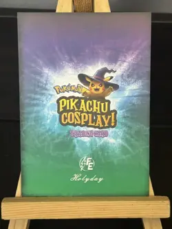 Sinbad Pikachu #130 Laser Holo - Electric Pikachu Cosplay - Pokemon ZL13 - Image 2