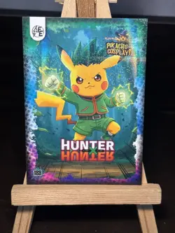 Hunter Hunter Pikachu #189 - Galaxy Holo - Electric Pikachu Cosplay Pokemon ZL13 - Image 1