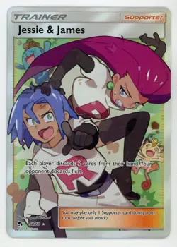 Jessie & James - Pokemon 2019 Hidden Fates #68 MINT - Image 1