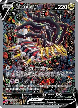 2022 POKEMON SWORD & SHIELD LOST ORIGIN #186 FULL ART/GIRATINA V PSA 10 - Image 2