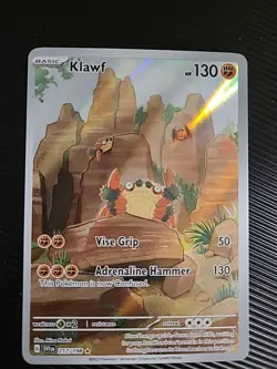 Klawf - 217/198 - Pokemon Scarlet Violet Base Illustration Rare NM - Image 1
