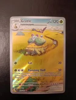 Grotle 164 Illustration Rare Scarlet & Violet - Temporal Forces LP - Image 1