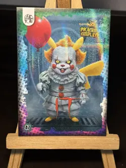 IT Joker Pikachu #47 - Galaxy Holo - Electric Pikachu Cosplay - Pokemon ZL13 - Image 1