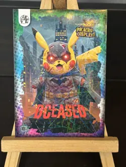 Dceased Pikachu #101 Laser Holo - Electric Pikachu Cosplay - Pokemon ZL13 - Image 1
