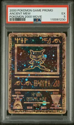 2000 POKEMON GAME MOVIE POKEMON 2000 MOVIE ANCIENT MEW PSA 5 - Image 1