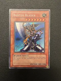 Buster Blader BPT-008 Secret Rare Card Yu-Gi-Oh! 2003 Collectors Tin Promo - Image 1