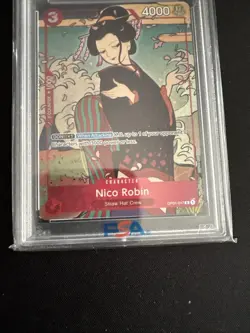 One Piece 2024 Nico Robin #017 English Version 1st Anniversary Set PSA 10 - Image 3