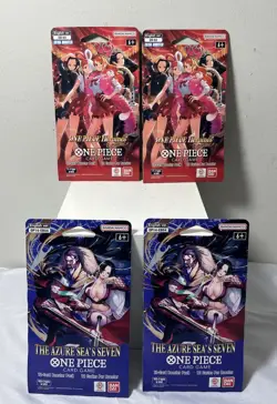 ONE PIECE Sleeved Booster Pack LOT OF 4 as Pictured- 2x EB-03 - 2x OP-14 Sealed - Image 2