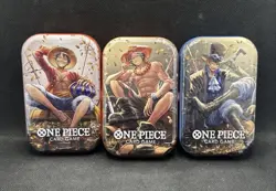 One Piece TCG: Vol 2 Tin Pack Set of 3 TS-02 OP-13 BRAND NEW SEALED & FAST SHIP - Image 1