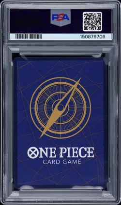2025 ONE PIECE OP13-CARRYING ON HIS WILL 3RD ANV-SILVER #004 SHANKS PSA 10 - Image 2