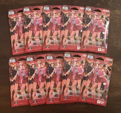 x10 One Piece EB03 Heroines Edition Sleeved Booster Packs - Image 1